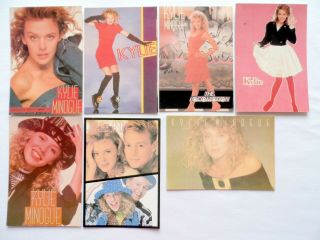 Kylie Minogue Postcards 7 X Vintage Kylie Postcards Jason Donovan