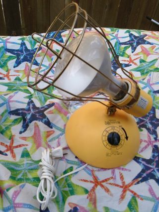 Vintage Ge General Electric Rsk6 Sunlamp Kit W/ Timer And Bulb Nd - Rsm