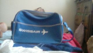 Vintage Retro Swissair Flight Luggage Bag