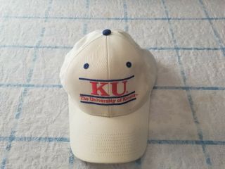 Vintage Kansas Jayhawks The Game Snapback Hat Cap Deadstock 90 