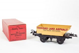 Vintage O Gauge " Hornby  No.  1 Rotary Tipping Wagon "