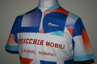 Marilena Fanicchia Mobili Italian Vintage Cycling Jersey Shirt 5/l Rare Bike Top