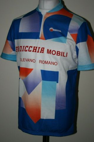 Marilena Fanicchia Mobili Italian Vintage Cycling Jersey Shirt 5/L Rare Bike Top 2