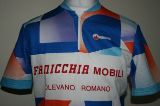 Marilena Fanicchia Mobili Italian Vintage Cycling Jersey Shirt 5/L Rare Bike Top 3