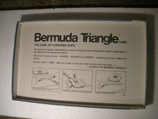 BERMUDA TRIANGLE 1976 VINTAGE BOARD GAME MILTON BRADLEY MADE IN USA 4