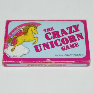 Crazy Unicorn Game Vintage Puzzle 1985 Heye Concept Price Stern Sloan