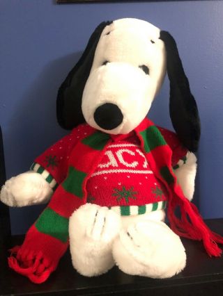 Snoopy Vintage 1968 United Feature Syndicate - Snoopy 20 " Plush,  With Scarf