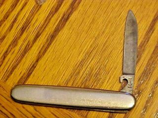 Vintage Imperial Prov.  Ri.  U.  S.  A.  Mystery 1 Blade Folding Knife