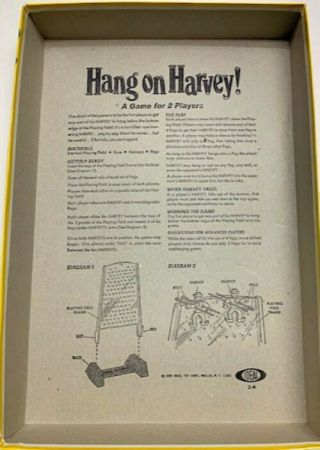 TWO VINTAGE GAMES BY IDEAL: TIP - IT & HANG ON HARVEY – 1960s 5