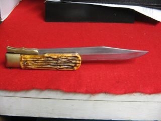 Vintage Unknown Maker Folding Pocket Knife 8 - 1/2 " Blade