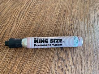 Vintage Sanford King Size Permanent Marker Extra Fresh Find Great Potential