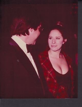 58 Barbra Streisand Vintage Color 8x10 Directors Guild Dinner 1975 Candid Photo