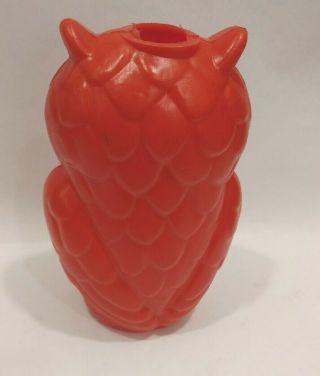Vintage OwL Patio Light String Owls Blow Mold REPLACEMENT OWL Retro Decor RED 5