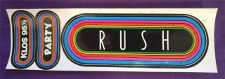 Rush Klos 95.  5 Vintage 80 