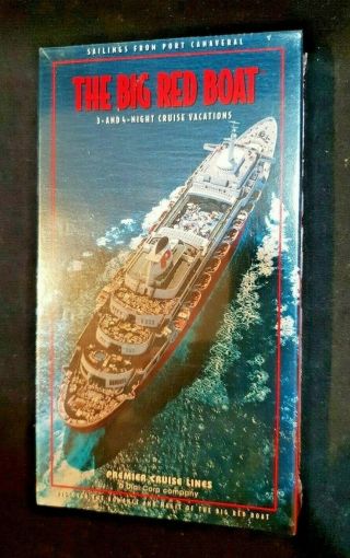 The Big Red Boat Premier Cruise Lines Vintage Travel Vhs