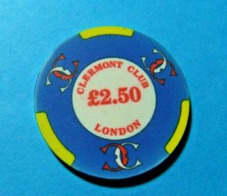 Vintage Casino Chip - London,  2.  5 Pounds