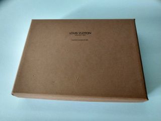 Vintage Louis Vuitton Lv Empty Box 6.  5 " X 4.  5 " X 1 " With Tissue -