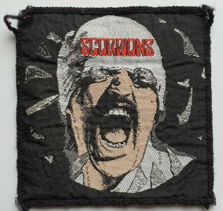 Scorpions Official Vintage Woven Patch Heavy Metal Rock Blackout