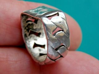 Vintage 925 Silver Stamped Ring Metal Detecting Detector Finds