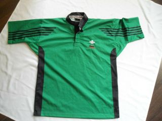 Vintage Wales Rugby Referee Dyfarnwr Shirt Size Xl