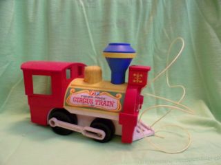 Vintage 1973 Fisher Price Little People Circus Train Engine Only 991