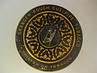 VINTAGE GRANGER ROUGH CUT PIPE SMOKING TOBACCO ADVERTISING CAN SEE ALL OUR CANS 5