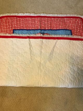 Vintage Raggedy Ann and Andy Throw/quilt 3