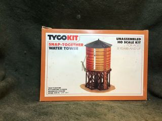 Vintage Tyco Kit Water Tower Snap Together Ho Scale Train Building Set