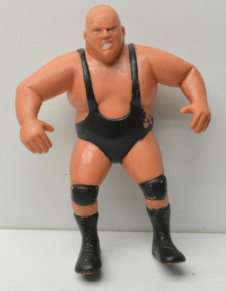 King Kong Bundy Ljn Wwf Wrestling Action Figure Vintage Rubber Figure 1980 