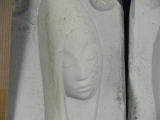 Woman Sculpture Vintage Evergreen No 424 Ceramic Mold