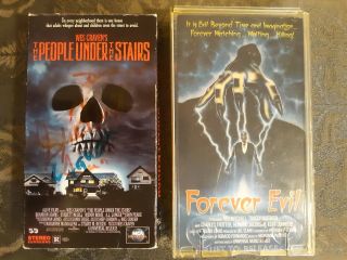 Vintage Horror Vhs People Under The Stairs & Forever Evil