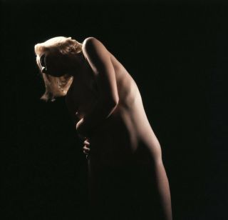 Vintage Sexy Model Color Transp.  1960s By Harry Amdur Nyc Photographer (nudes)