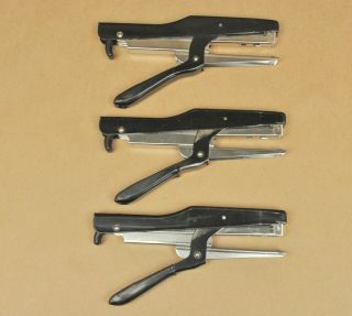Vintage Stanley Bostitch The Python Stapler Stapling Plier Tools P3 - Ind Qty Of 3