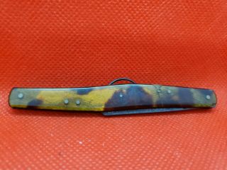 Vintage W&h Hutchinson Dental Tool Pick & Small Mallet Celluloid Handles