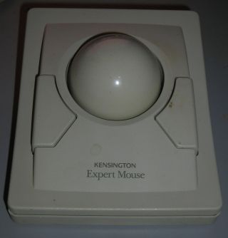 Vintage Kensington Expert Mouse Trackball Version 4.  0 W/ Ps/2 - Serial Cable