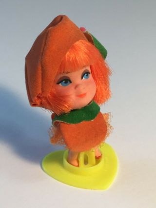 Vintage 1968 Liddle Kiddle Olivia Orange Kola Cola Soda Pop Doll Only,  No Bottle