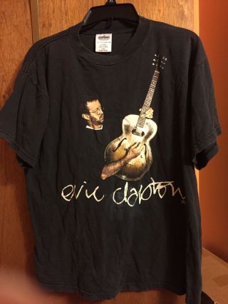 Eric Clapton Vintage 1995 Tour Shirt Concert Large