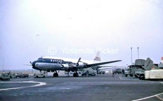 Vintage Slide Sl87 ☆ 1955 United Air Lines Airplane Workers 242a