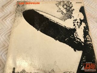 Led Zeppelin " S/t " 1st Lp Atlantic Sd8126 1st Pressing Vintage Vinyl Lp