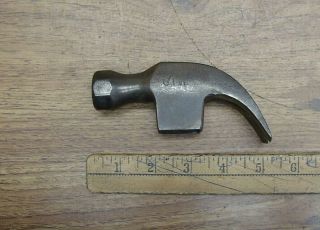 Old Tools,  Vintage Gtw 15.  3oz.  Curved Claw Hammer Head,