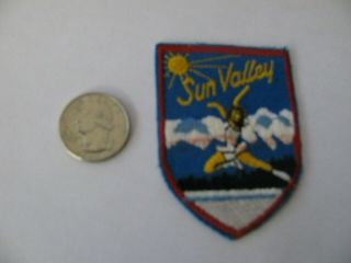 Vintage Ski Patch Sun Valley Idaho Id Resort Embroidered Nos Old Stock