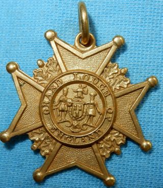 Vintage Masonic Grand Lodge Of England Jewel Medal By Henry Slingsby