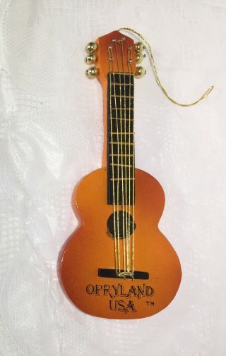Vintage Opryland Usa Nashville Tennessee Theme Park Guitar Ornament