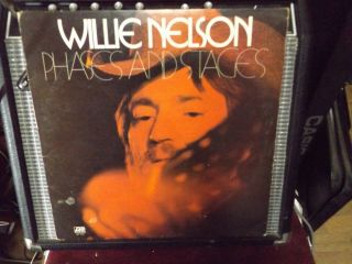 Vintage 1974 Willie Nelson Phases And Stages Vinyl Lp Atlantic Sd 7291