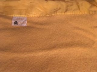 Vintage Chatham Pure Wool Blanket Twin Size 58” X 82”