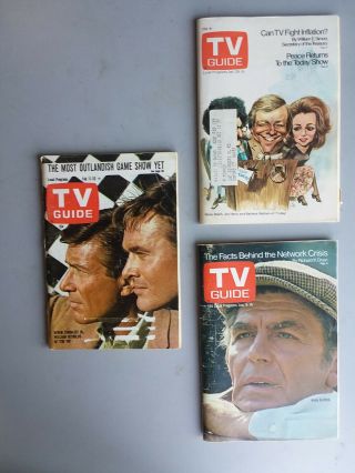 11 Vintage TV Guides 1960s/70s NYC Metro Edition 2
