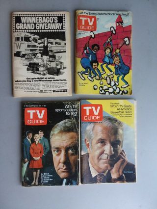 11 Vintage TV Guides 1960s/70s NYC Metro Edition 3