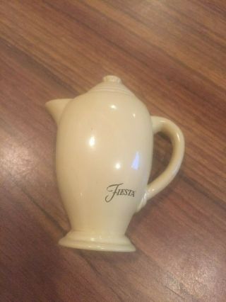 Vintage Fiesta Fiestaware Pottery Fridge Magnets Tan Coffee Pot