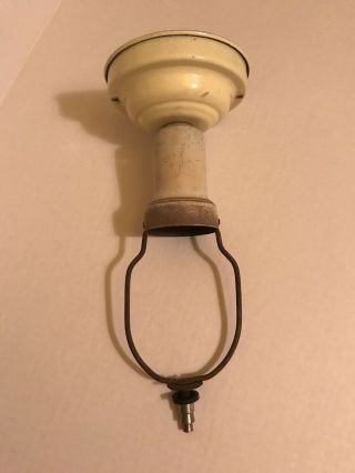 1930’s Art Deco Vintage Ceiling Light Canopy With Second Canopy For