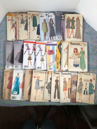 23 Sewing Patterns - Vintage Simplicity Butterick Mccall 